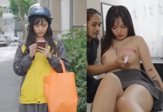 Chịch tung bướm em shipper xinh gái vú Chu Mengshu